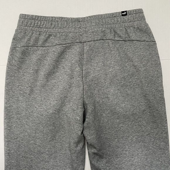 Mens PUMA Athletic Fleece Lined Sweats Sweatpants Sz L  Heather Gray Inseam 28” - Picture 5 of 10